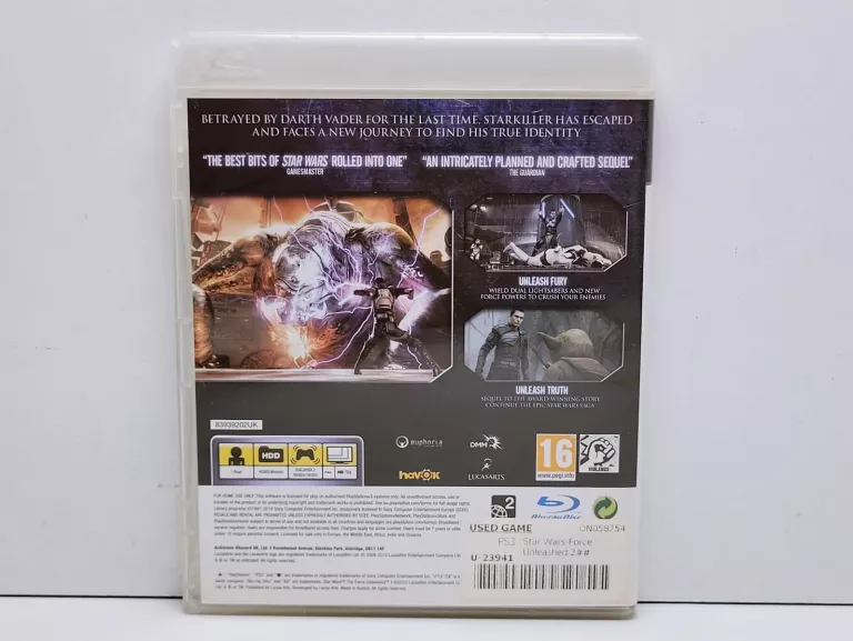 GRA STAR WARS THE FORCE PS3