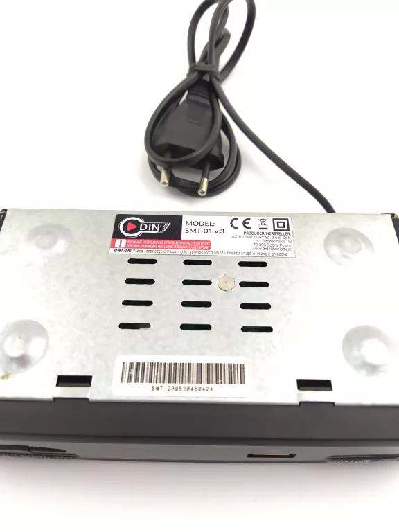 DEKODER DIN TV SMT-01 + PUDEŁKO PILOT
