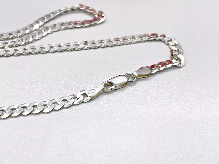SREBRNY ŁAŃCUSZEK [925] 16G DŁ.55