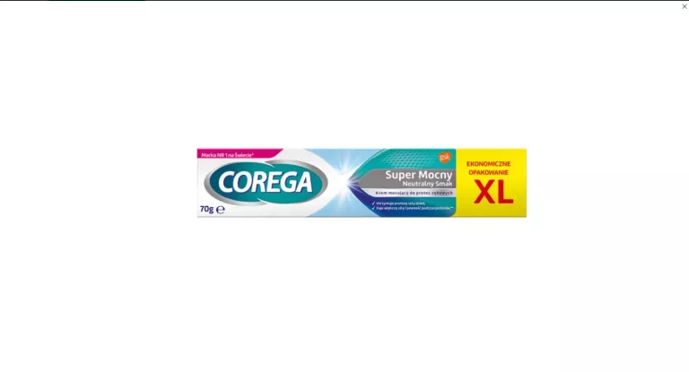 COREGA KREM MOCUJĄCY DO PROTEZ NATURALNY SMAK 70G