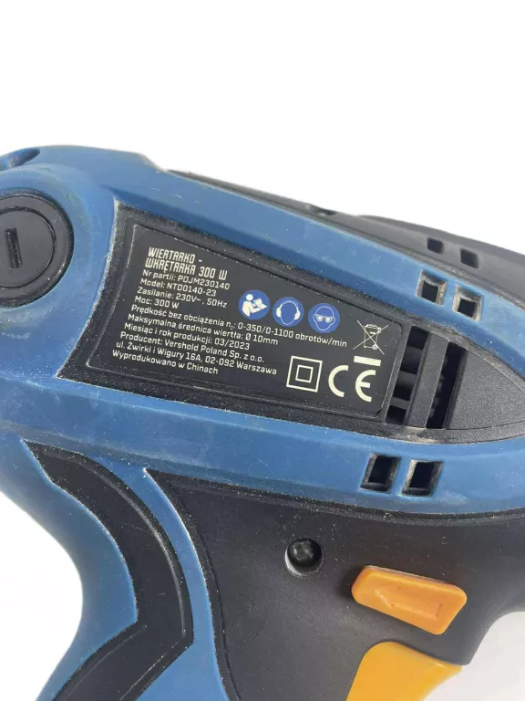WIERTARKO-WKRĘTARKA BEZUDAROWA NITEO 230 V 300W SIECIOWA