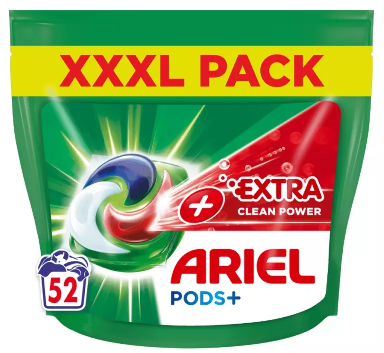 ARIEL PODS KAPSUŁKI DO PRANIA +EXTRA CLEAN POWER 52 SZT 8001090804938