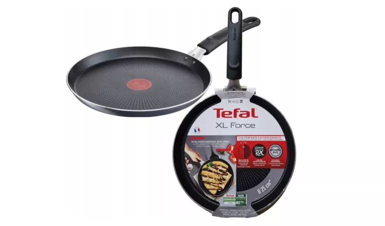 PATELNIA DO NALEŚNIKÓW TEFAL XL FORCE 25CM TYTAN GAZOWA