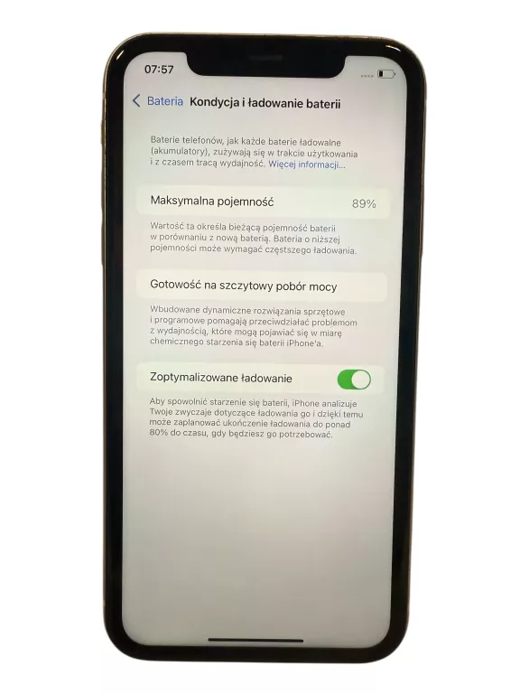 TELEFON IPHONE 11 64GB KOMPLET . KONDYCJA 89%