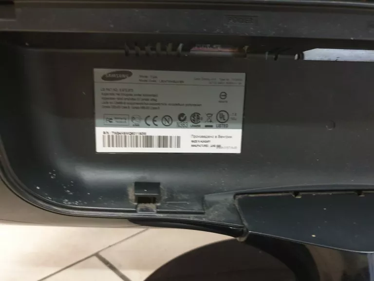 MONITOR SAMSUNG LS24TWHSUV + KABEL ZASILAJĄCY
