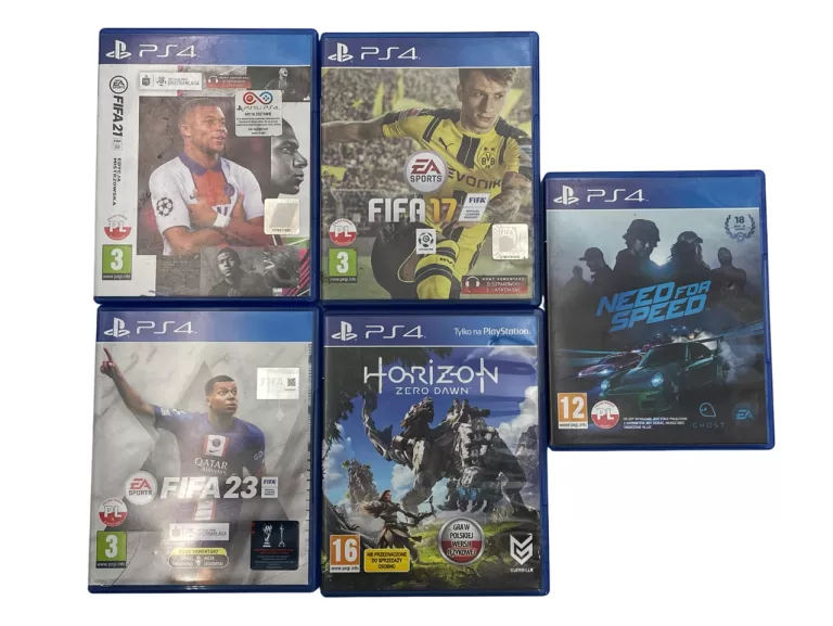 KONSOLA SONY PLAYSTATION 4 SLIM CUH-2016A 500GB PS4 + 1 X PAD + 5 X GRA