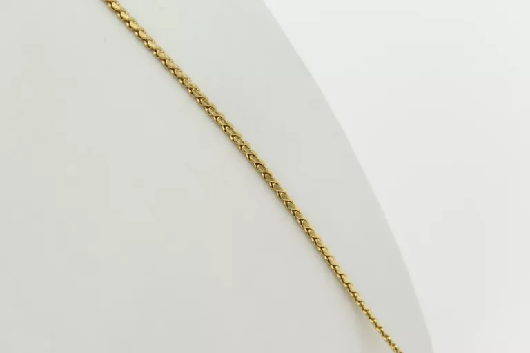 PRZEPIĘKNY, DŁUGI, ZŁOTY ŁAŃCUSZEK PR. 750 18K 80CM
