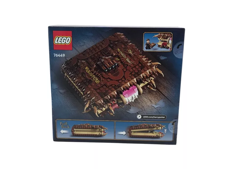 LEGO 76449 HARRY POTTER POTWORNA KSIĘGA POTWORÓW Z ZĘBAMI