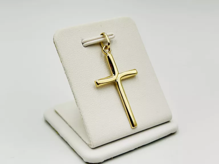 ZŁOTA ZAWIESZKA KRZYŻ KRZYŻYK 0,99 G PR.585 14K