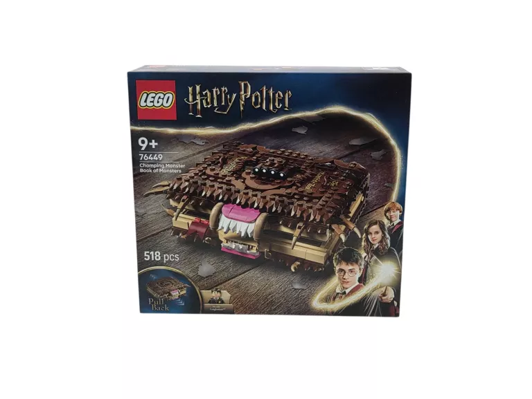 LEGO 76449 HARRY POTTER POTWORNA KSIĘGA POTWORÓW Z ZĘBAMI