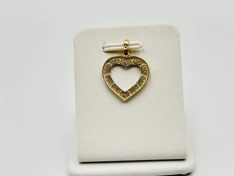 ZŁOTA ZAWIESZKA SERCE 1,15 G PR.585 14K