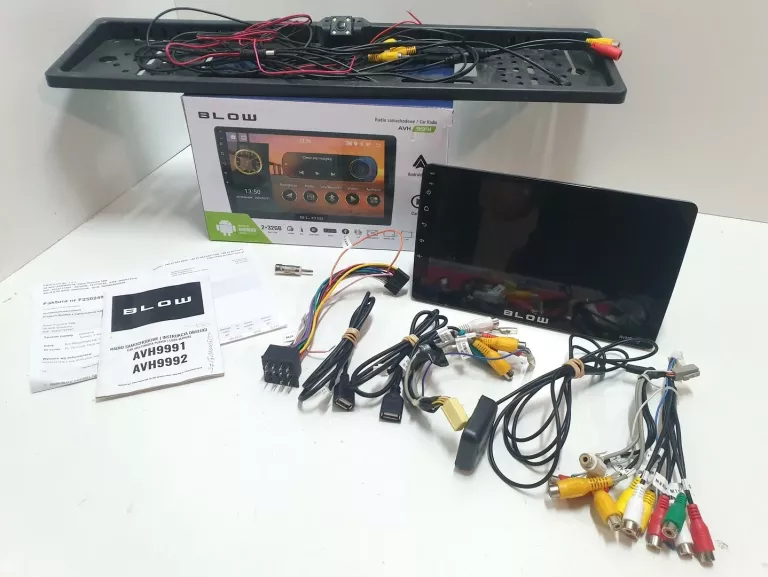 RADIO 1DIN BLOW AVH-9991 9" + KAMERKA BLOW BVS-547 GW