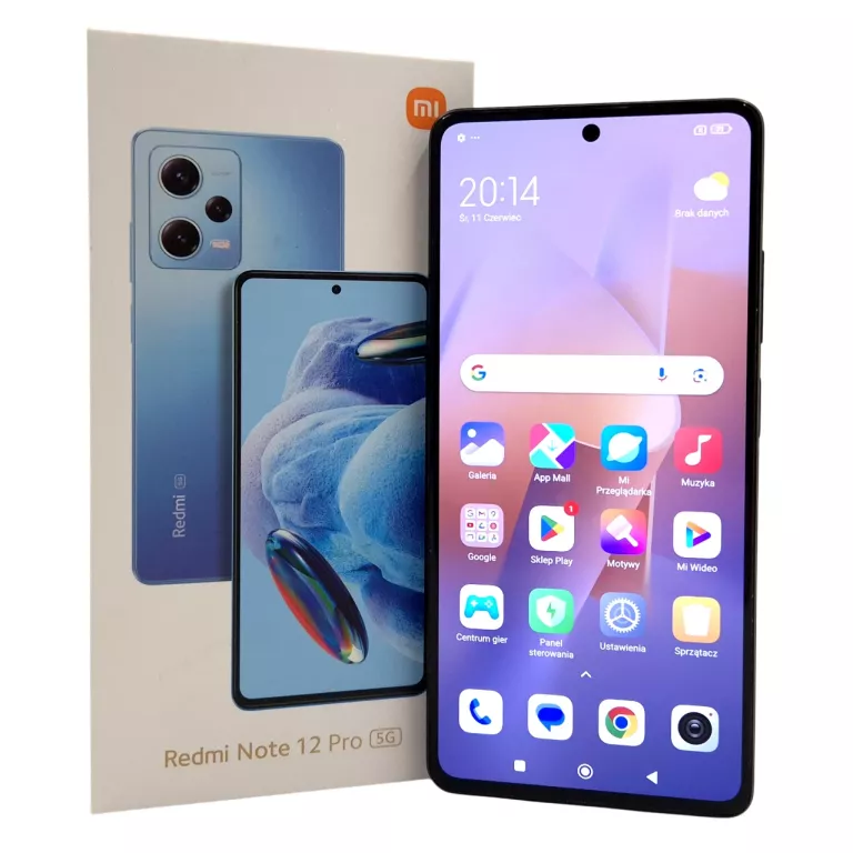 SMARTFON XIAOMI REDMI NOTE 12 PRO 5G 6 GB / 128 GB 5G CZARNY