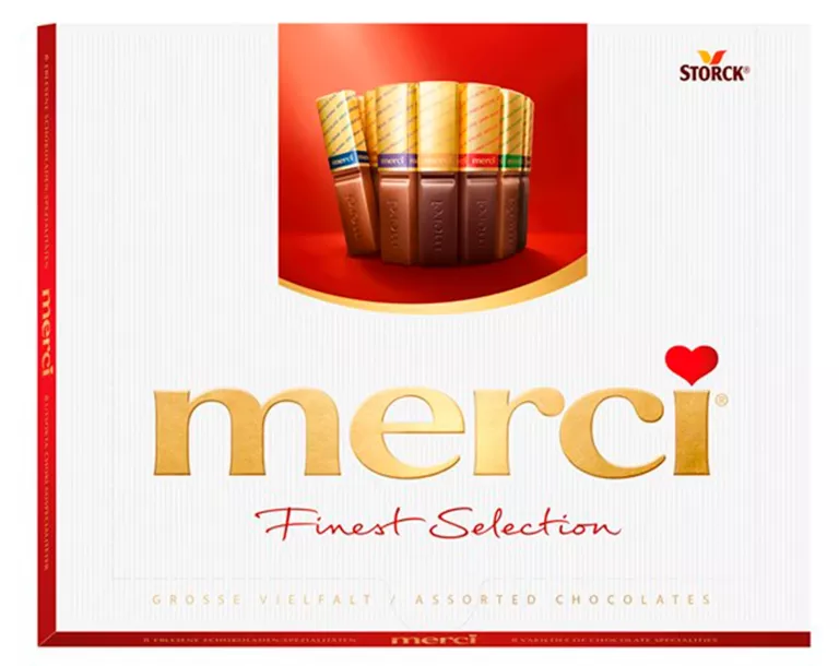 CZEKOLADKI MERCI FINEST SELECTION 250 G