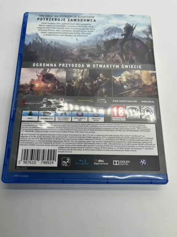 GRA NA PS4 WIEDZMIN III