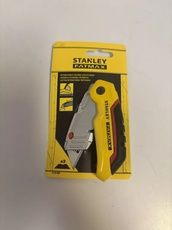 STANLEY FATMAX NÓŻ SKŁADANY OSTRZE CHOWANE 10-825