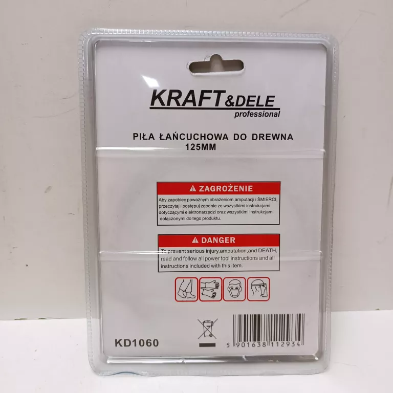 TARCZA ŁAŃCUCHOWA TNĄCA KRAFT&DELE 125MM