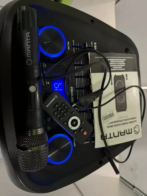 GŁOŚNIK KARAOKE POWER AUDIO MANTA KRIOS