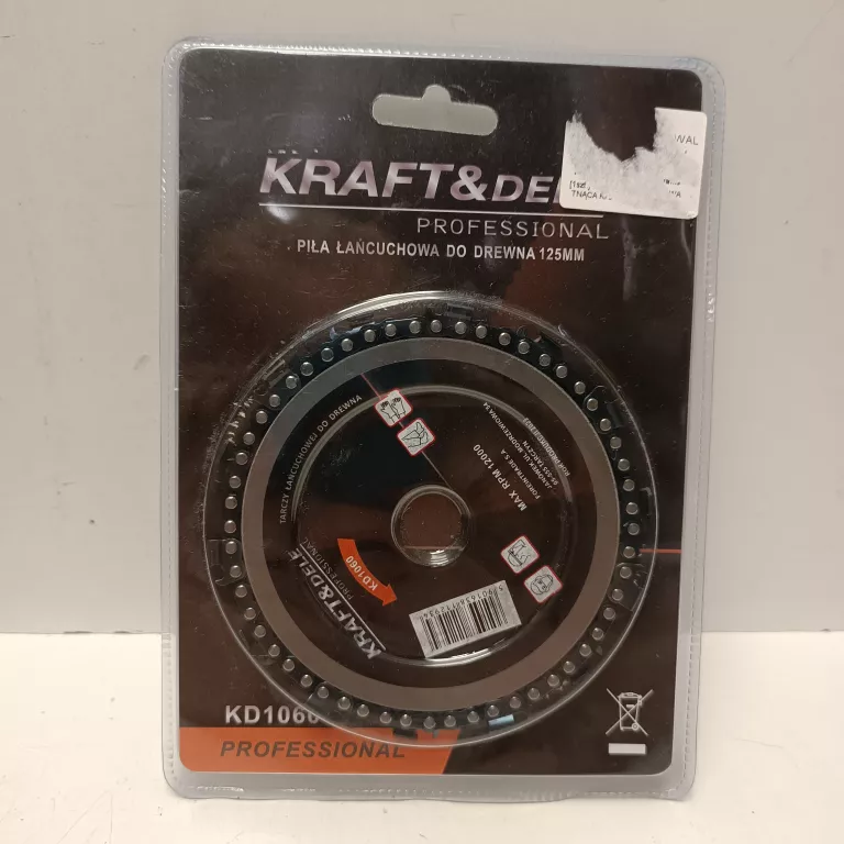 TARCZA ŁAŃCUCHOWA TNĄCA KRAFT&DELE 125MM