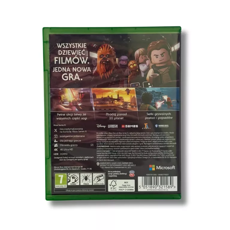GRA XBOX ONE LEGO GWIEZDNE WOJNY: SAGA SKYWALKERÓW