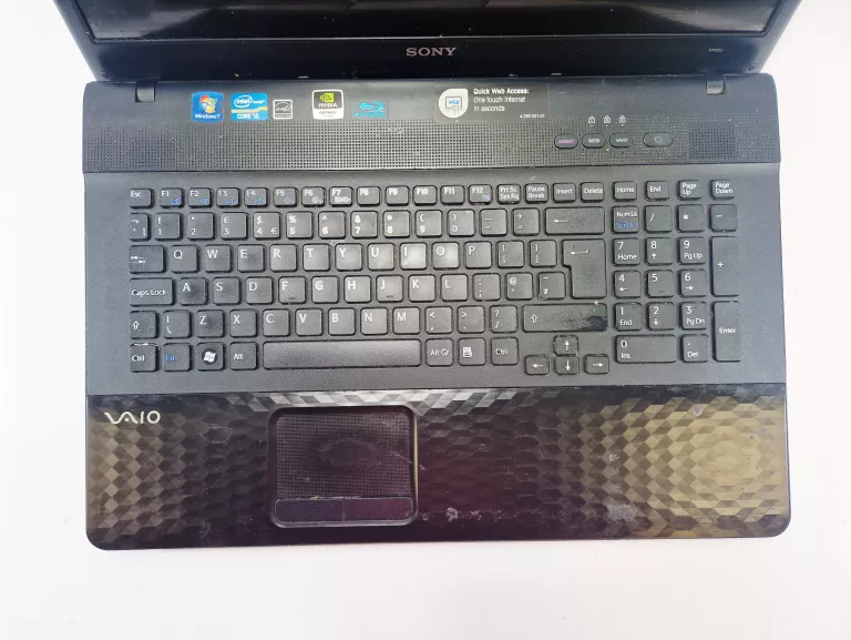 LAPTOP SONY MODEL PCG-91211M *** NA CZĘŚCI