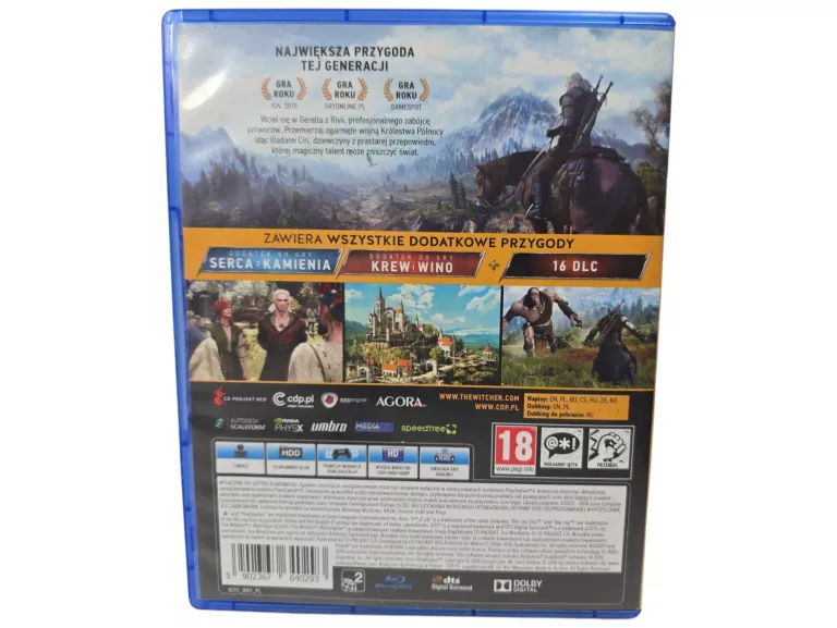 WIEDŹMIN 3: DZIKI GON EDYCJA GRY ROKU (GOTY) PL PS4