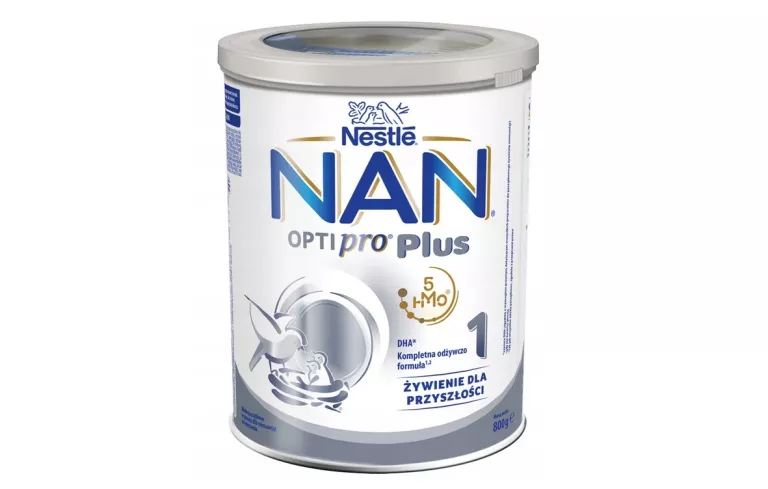 MLEKO POCZĄTKOWE NAN OPTIPRO PLUS 1 5HMO DLA NIEMOWLĄT OD URODZENIA 800G