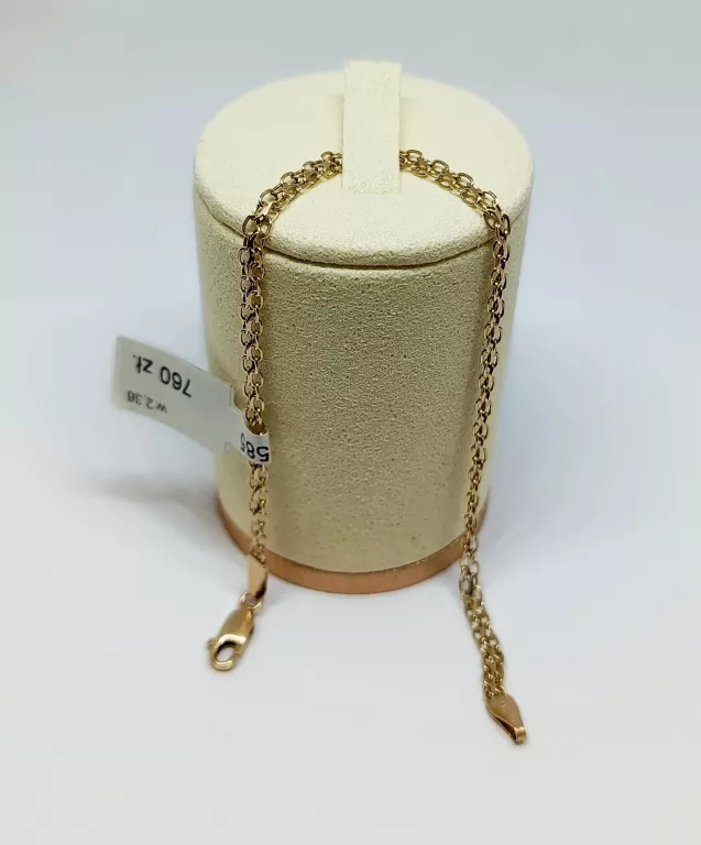 ZŁOTA BRANSOLETKA 2.36 G 585
