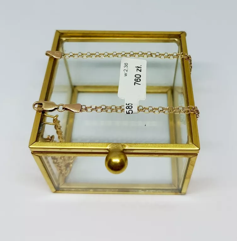ZŁOTA BRANSOLETKA 2.36 G 585