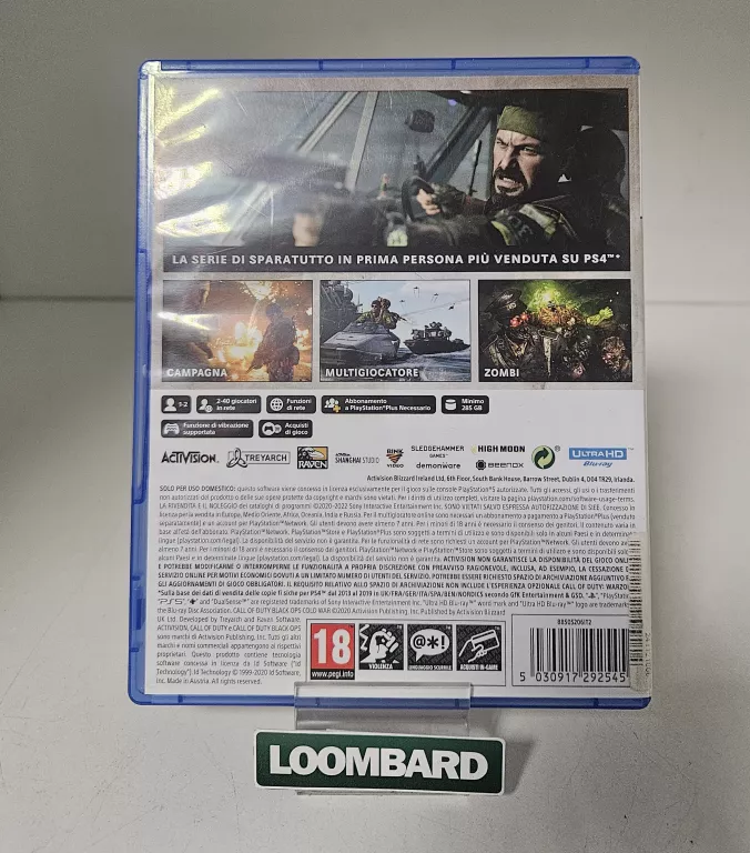 GRA NA PS5 CALL OF DUTY CLACK OPS COLD WAR