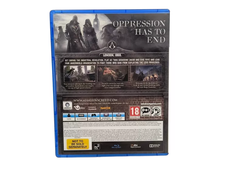 GRA NA PS4 ASSASIN'S CREED SYNDICATE