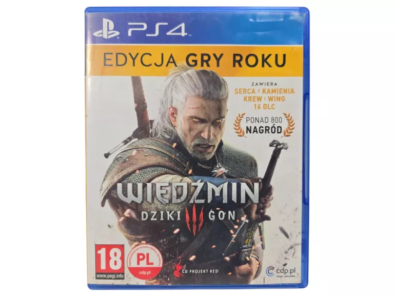 WIEDŹMIN 3: DZIKI GON EDYCJA GRY ROKU (GOTY) PL PS4