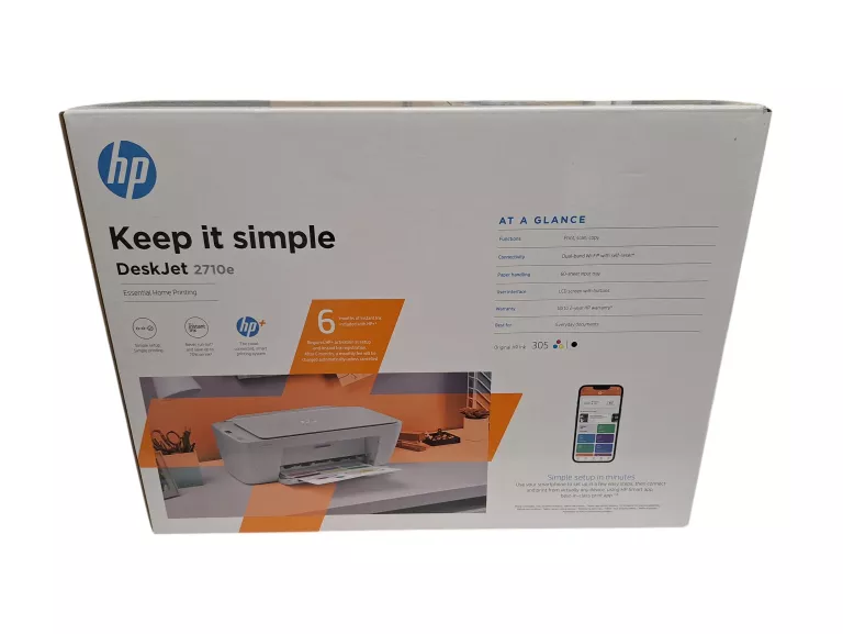 DRUKARKA HP 2710 E KARTON + TUSZ KOLOR