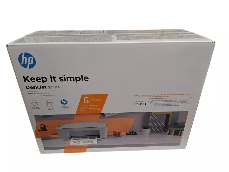 DRUKARKA HP 2710 E KARTON + TUSZ KOLOR