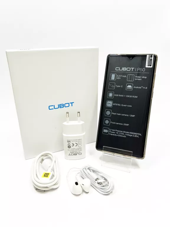 SMARTFON CUBOT P50 6/128GB DUAL SIM *IGŁA* ZIELONY