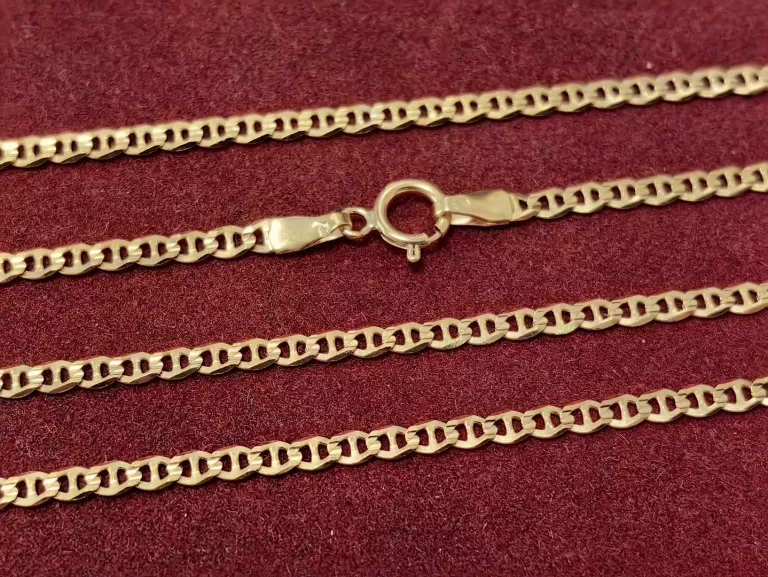 PRZEPIĘKNY ZŁOTY ŁAŃCUSZEK SPLOT GUCCI 3,49G PR.585 14K 50CM