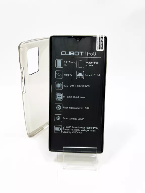 SMARTFON CUBOT P50 6/128GB DUAL SIM *IGŁA* ZIELONY