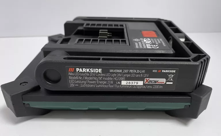 AKUMULATOROWY REFLEKTOR PARKSIDE PERFORMANCE PPBSTA 20-LI A1 LED 20 V