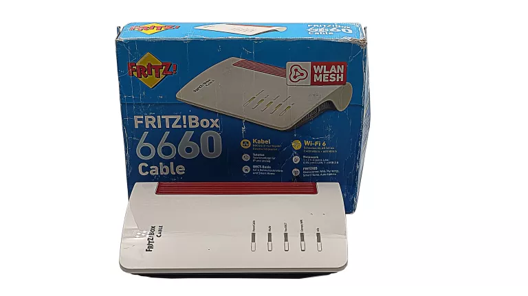 ROUTER FRITZ! BOX 6660 CABLE WI-FI 6 LAN 2,5GBPS TELEFON