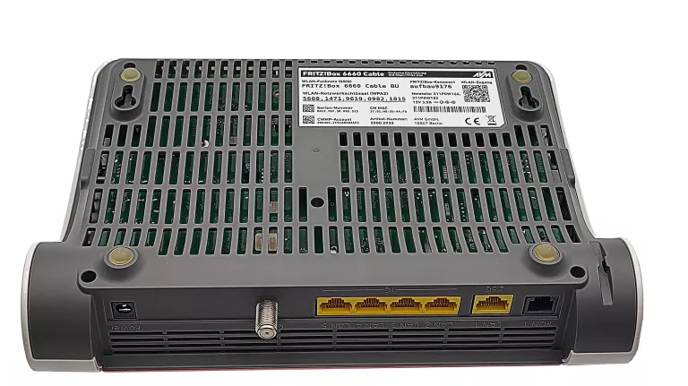 ROUTER FRITZ! BOX 6660 CABLE WI-FI 6 LAN 2,5GBPS TELEFON