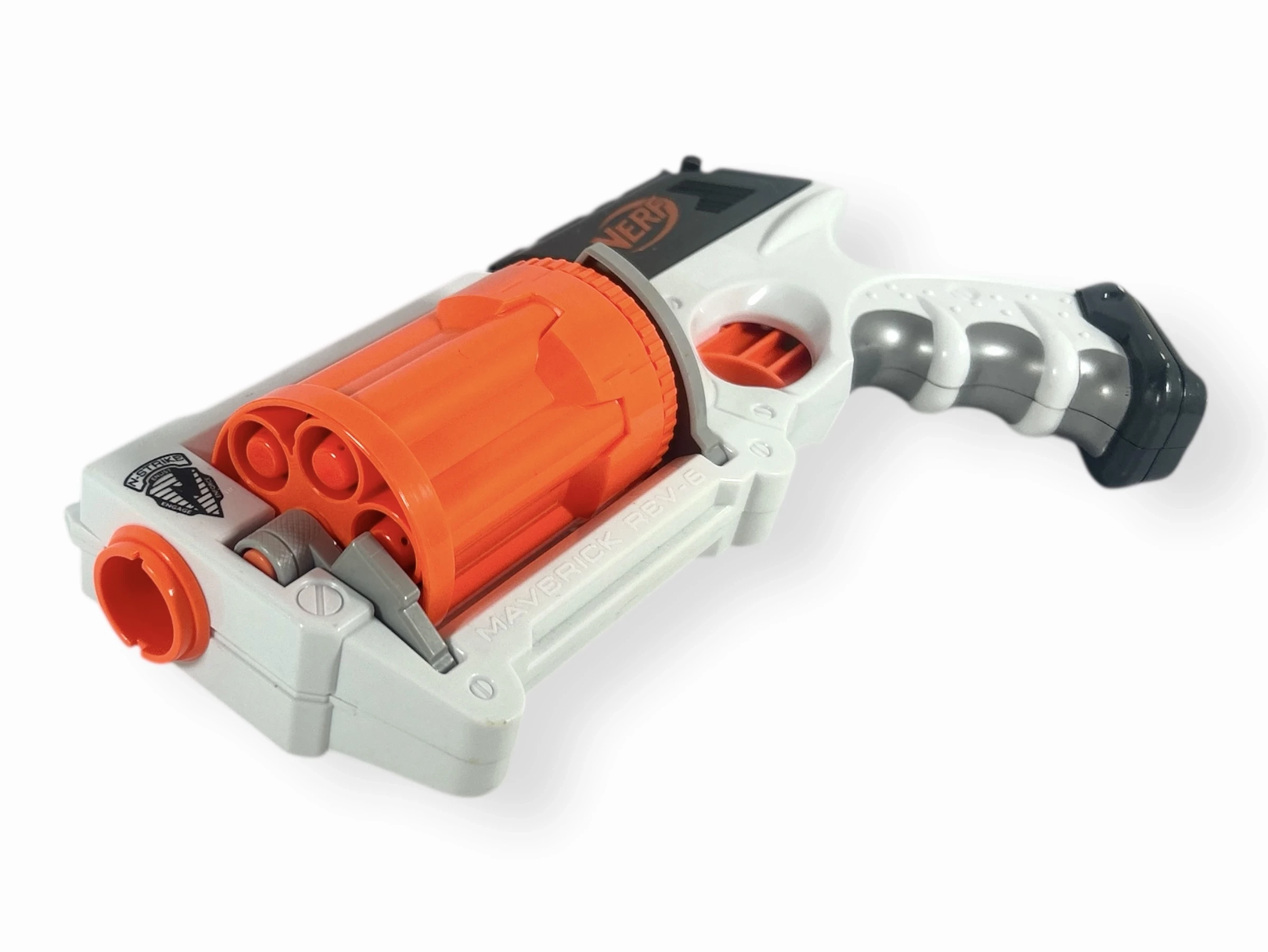 wyrzutnia-nerf-n-strike-maverick-rev-6-biala-stan-11323-2