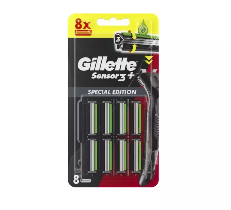 WKŁADY DO MASZYNKI GILLETE SENSOR 3+ 8 SZT
