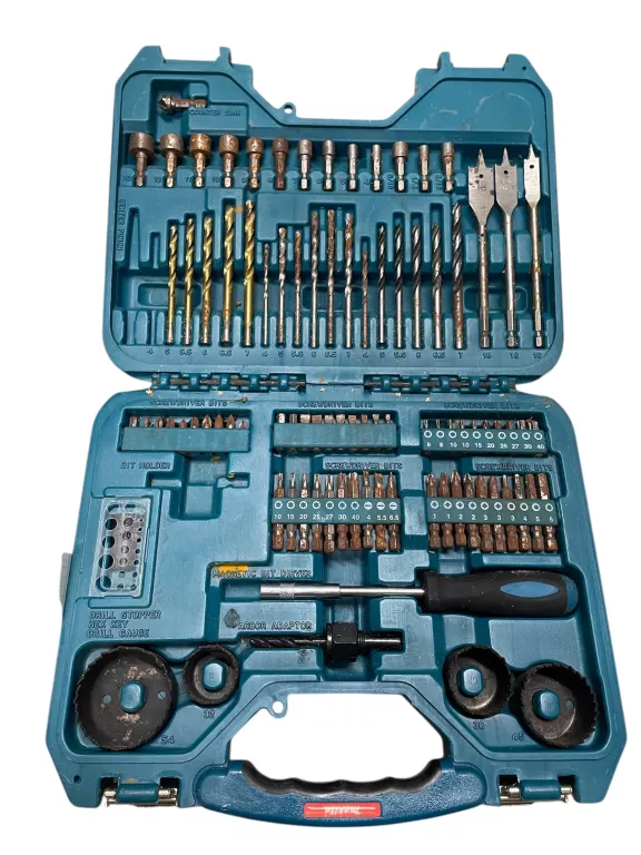MAKITA P-90249 ZESTAW WIERTŁA BITY NASADKI 100 SZT