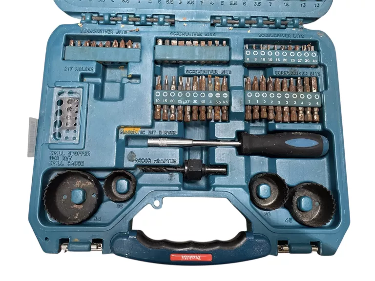 MAKITA P-90249 ZESTAW WIERTŁA BITY NASADKI 100 SZT