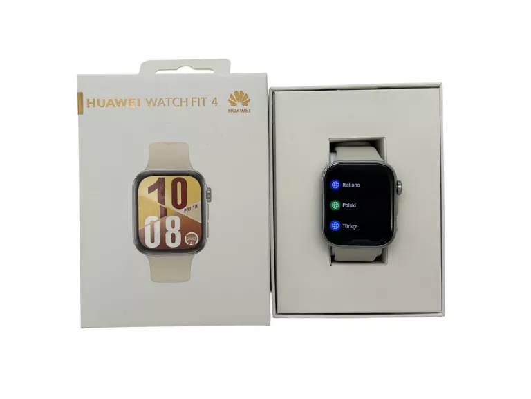 SMARTWATCH HUAWEI WATCH FIT 4 BIAŁY - GW 05.2027R!