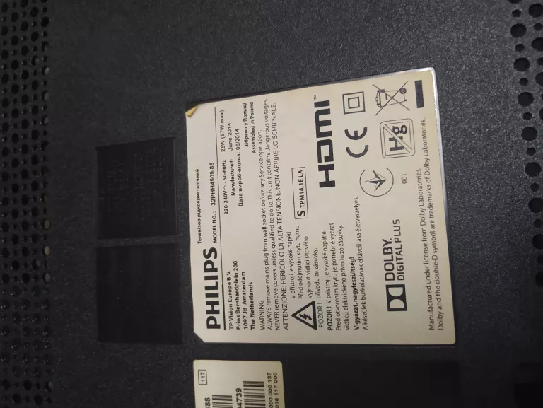 TELEWIZOR PHILIPS 32PHH4509