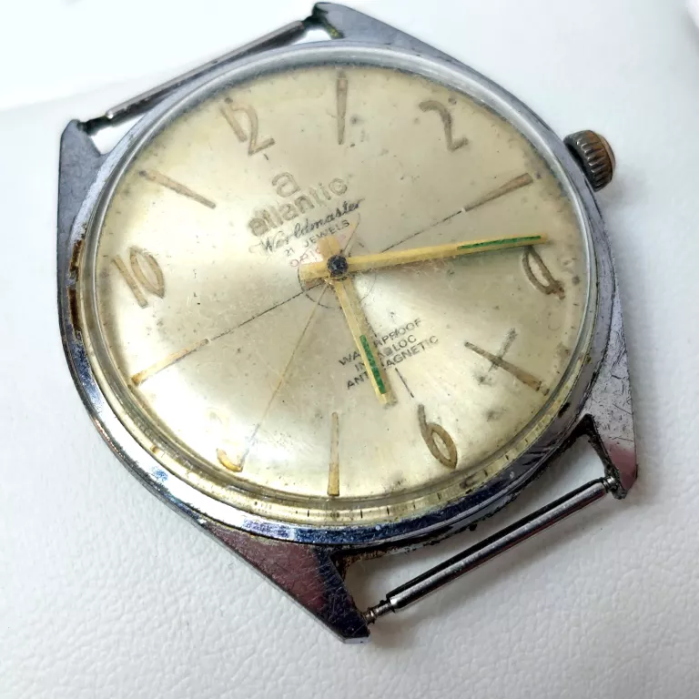 ZEGAREK ATLANTIC WORLDMASTER ANTICHOC ANTIMAGNETIC DO RENOWACJI