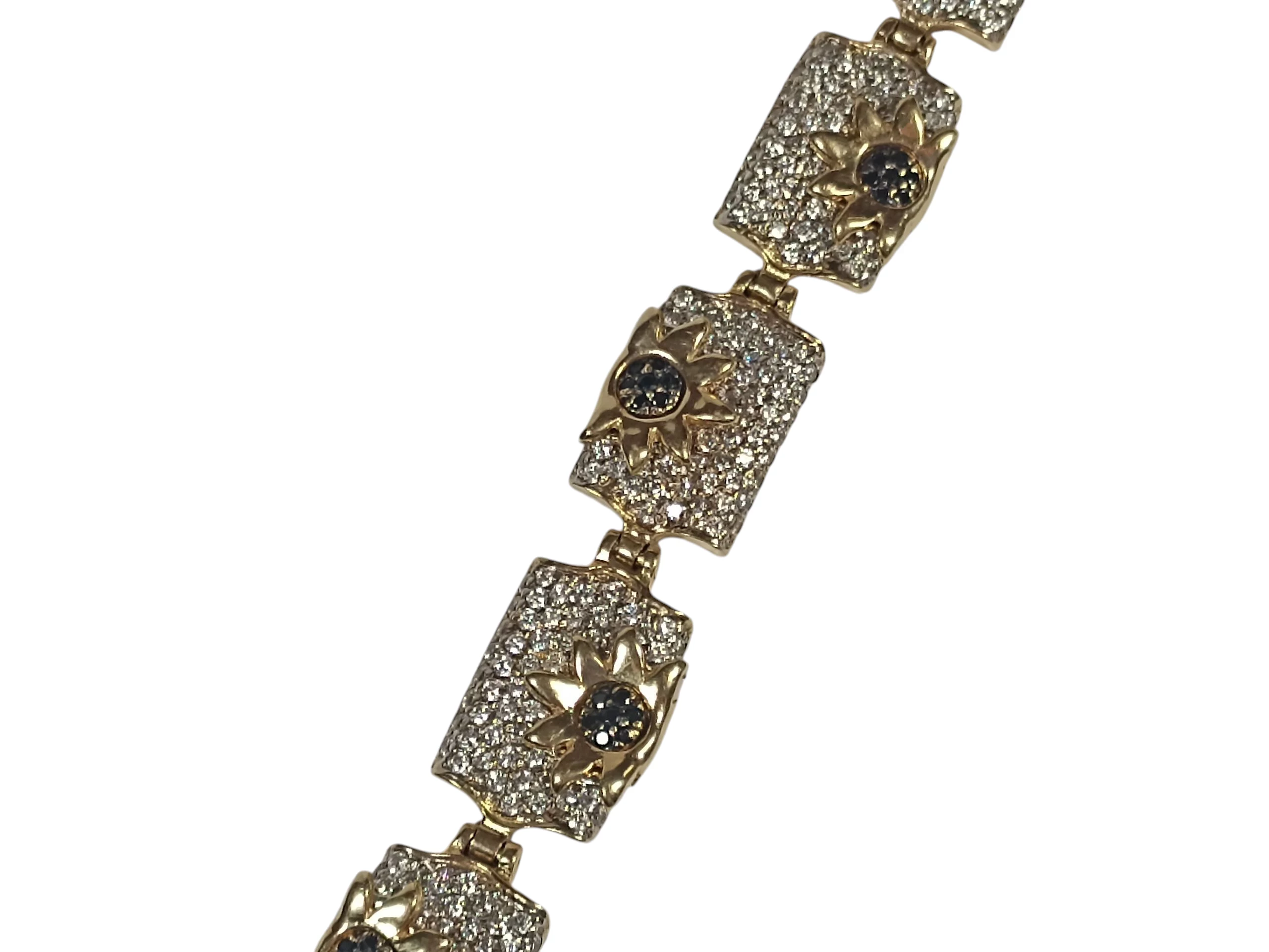 zlota-bransoletka-sloneczniki-585-19cm-3720g-material-15835-2