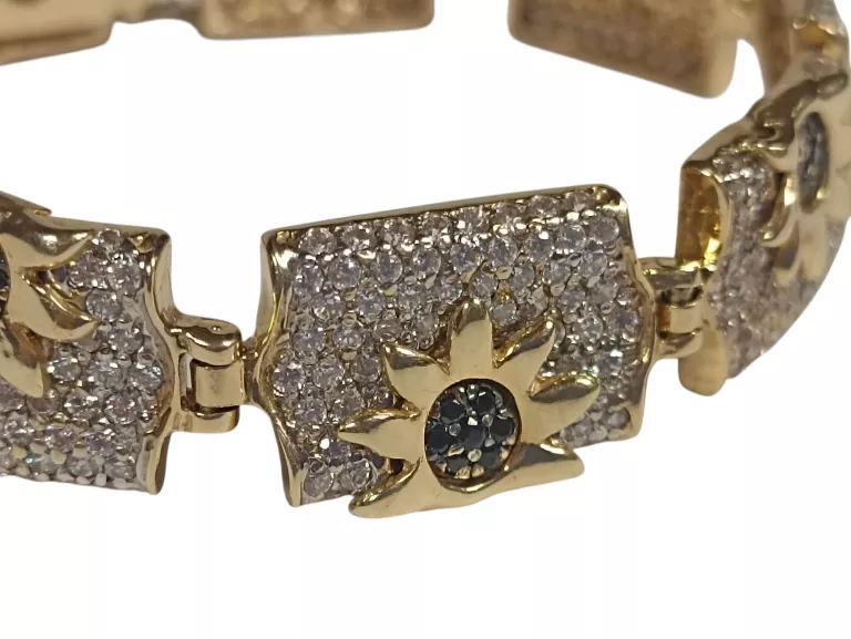 zlota-bransoletka-sloneczniki-585-19cm-3720g-stan-11323-2