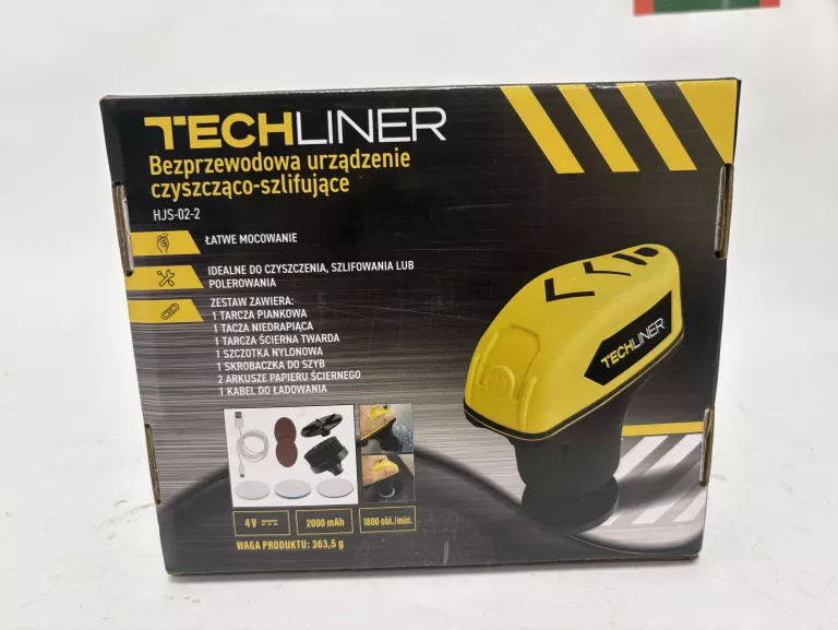 TECHLINER BEZPRZEWODOWE URZĄDZENIE CZYSZCZĄCO-SZLIFUJĄCE HJS-02-2
